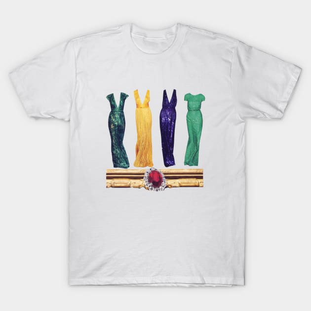 Four Dresses T-Shirt by Luca Mainini